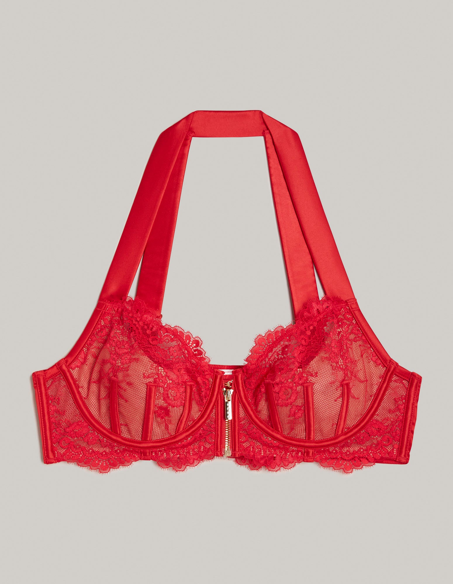 Unveil Red Woman Bustier bra in different cup sizes