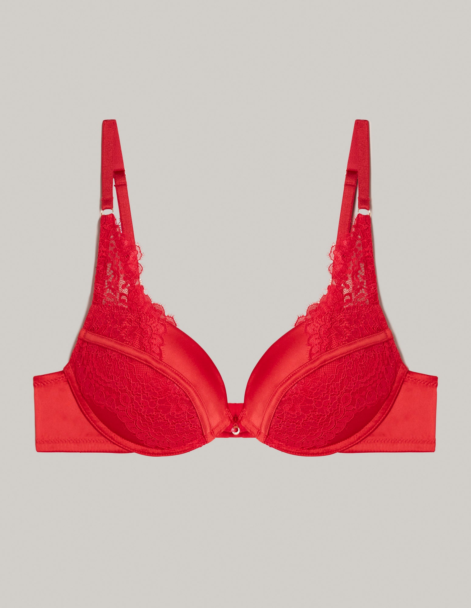 Unveil Red Woman Push up bra